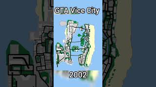 Evolution Of Gta Maps In Gta Games 
