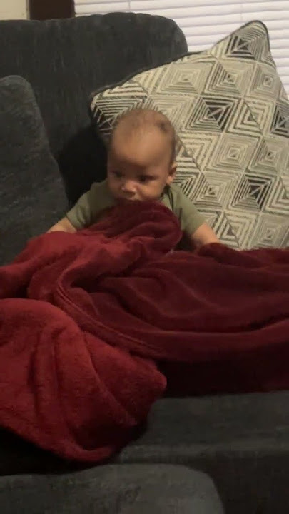 Baby boy is giving visitors dirty looks!