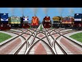 Train Simletor Game At Real New Railroad Tracks l traigadi game video l train cartoon game