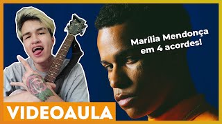 Como Tocar MARÍLIA MENDONÇA - BIN no violão em 5 minutos!! 🔥(videoaula de violão com cifra)
