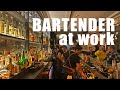 Pov bartender at work at mace bar nyc