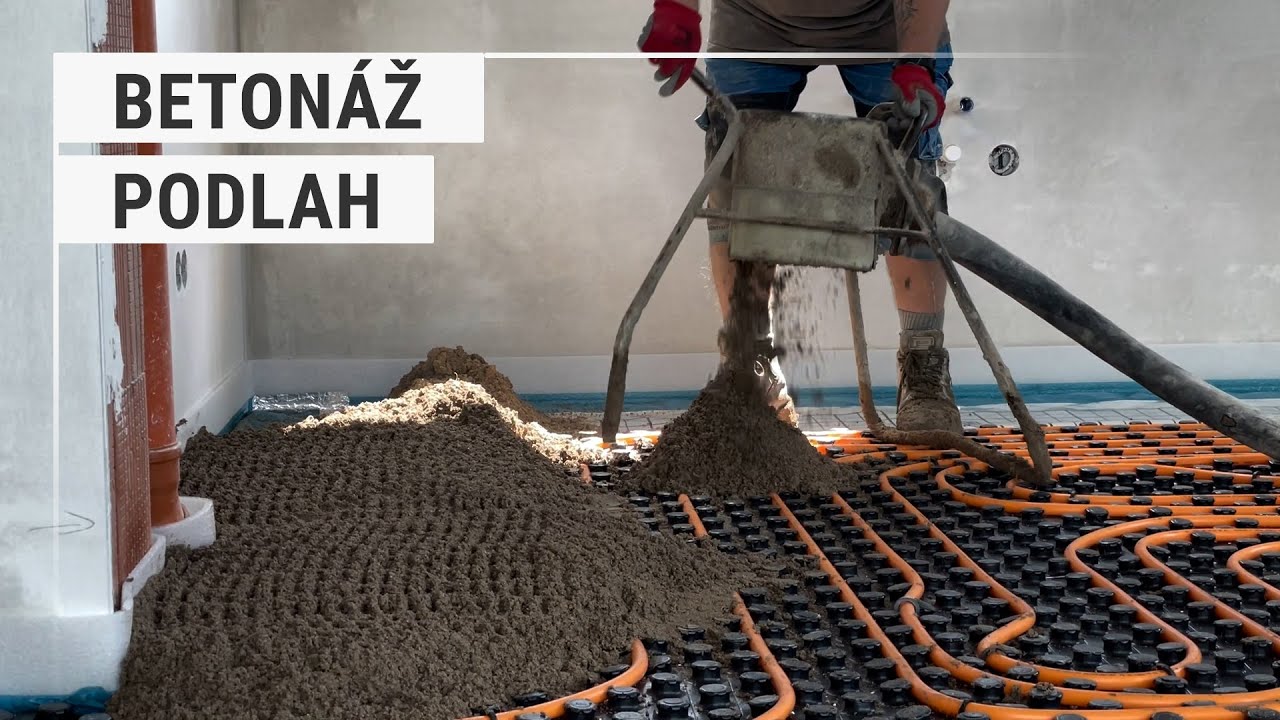 Betonáž podlah | #64 Stavba domu svépomocí