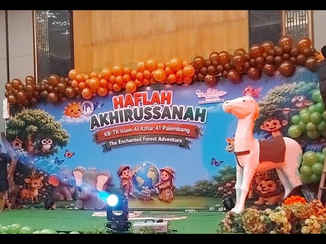 Haflah Akhirussanah KB TK Islam Al Azhar 41 Palembang