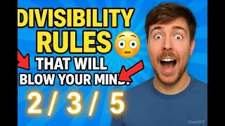 Basic Math Class - 7 | Why Divisibility Rules are so Useful |