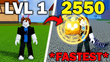 NOOB To MAX The FASTEST WAY In Blox Fruits