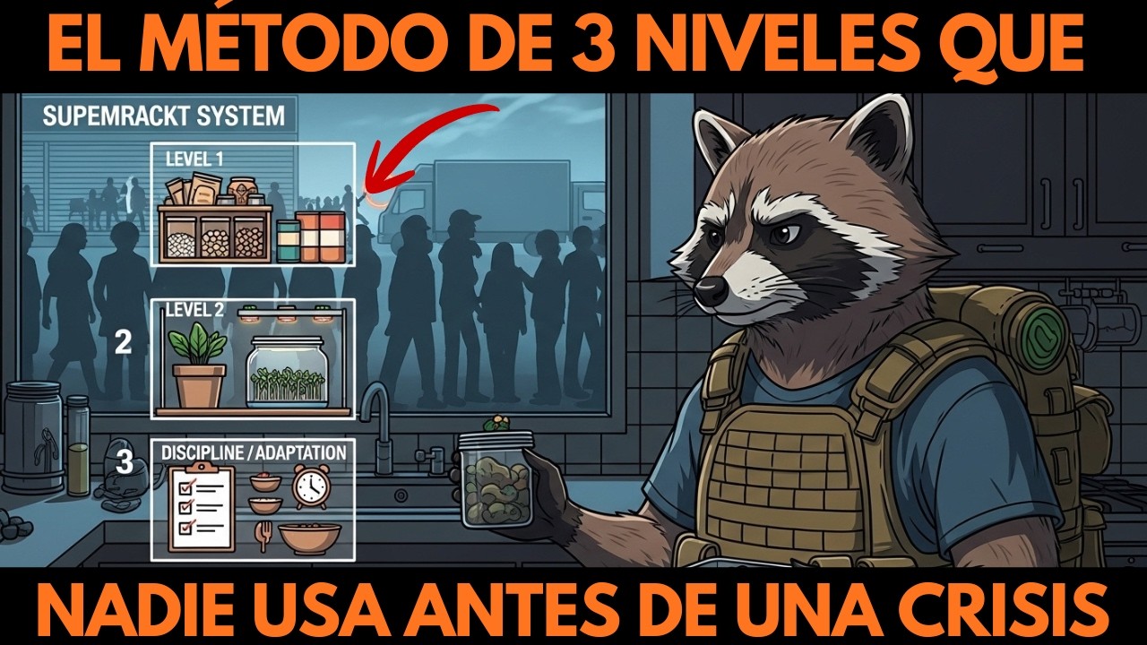 La Estrategia de 3 Niveles para No Quedarte Sin Comida en Cualquier Crisis