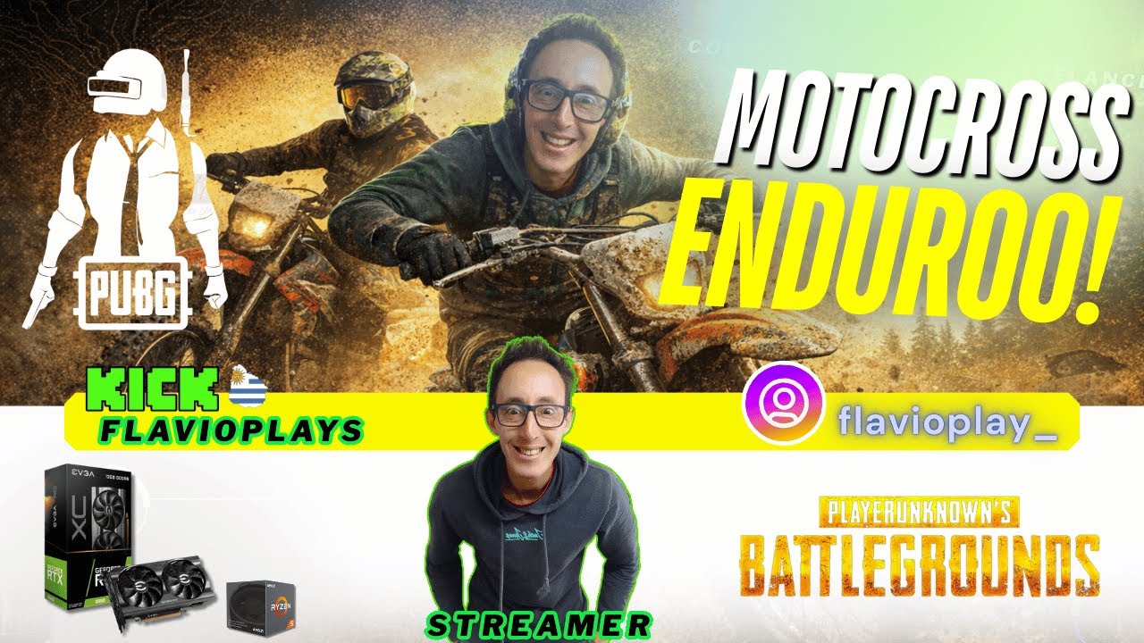 PUBG PC 🚀 Battle Royale en MOTO 🏍️ | Squad Enduro | RTX 3060 vs Ryzen | Partida ÉPICA