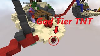 (failing at) Using throwable tnt in bedwars