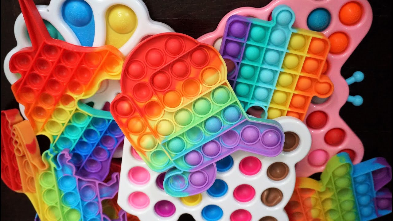 Among us Pop It Toys Collection | DIY Toys Fidget Trading with All Pop it