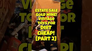 We Cleaned Up at This Toy-Filled Estate Sale! #retro #nostalgia #tmnt #powerrangers #reseller #ebay
