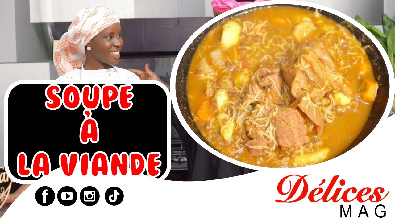 Soupe à la viande très riche pour le ramadan