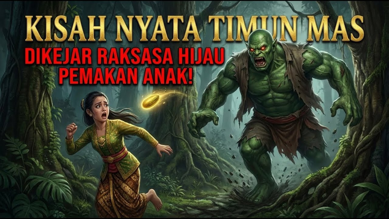 Kisah Nyata Timun Mas: Dikejar Raksasa Hijau Pemakan Anak!