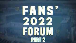 Fans' Forum Part 2: David Sharpe and Nigel Clough