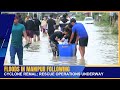 Floods in manipur following cyclone remal rescue operations underway  29 may 2024