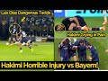 Achraf Hakimi's Shocking Injury After Dangerous Tackle by Luis Diaz ⚽