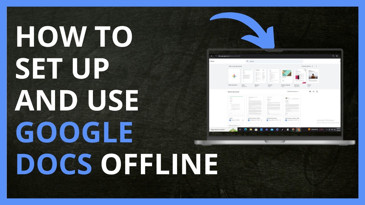 How to Set Up and Use Google Docs Offline in 2024 - YouTube