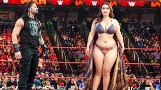 Roman Reigns vs. Indian Female 🔥 WWE Monday Night Raw Highlights Today 23 April 2024