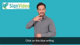 About The SignVideo App screenshot 1