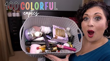 100 Colorful Empties 2023 | INTRO!!