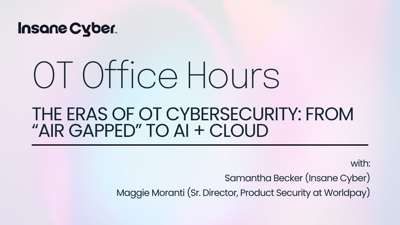 OT Office Hours: Keeping It 100 in OT: Land, Sea, Sky — and the Evolution of OT Security