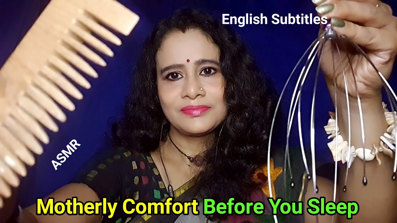 ASMR Motherly Love Before Sleep 🌸 | Soothing Care, Humming, Head & Face Massage | Dearly ASMR