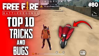 Top 10 New Tricks In Free Fire | New Bug/Glitches In Garena Free Fire #80