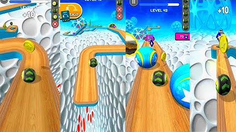 Going balls Level 42 and 43 full gaming video.