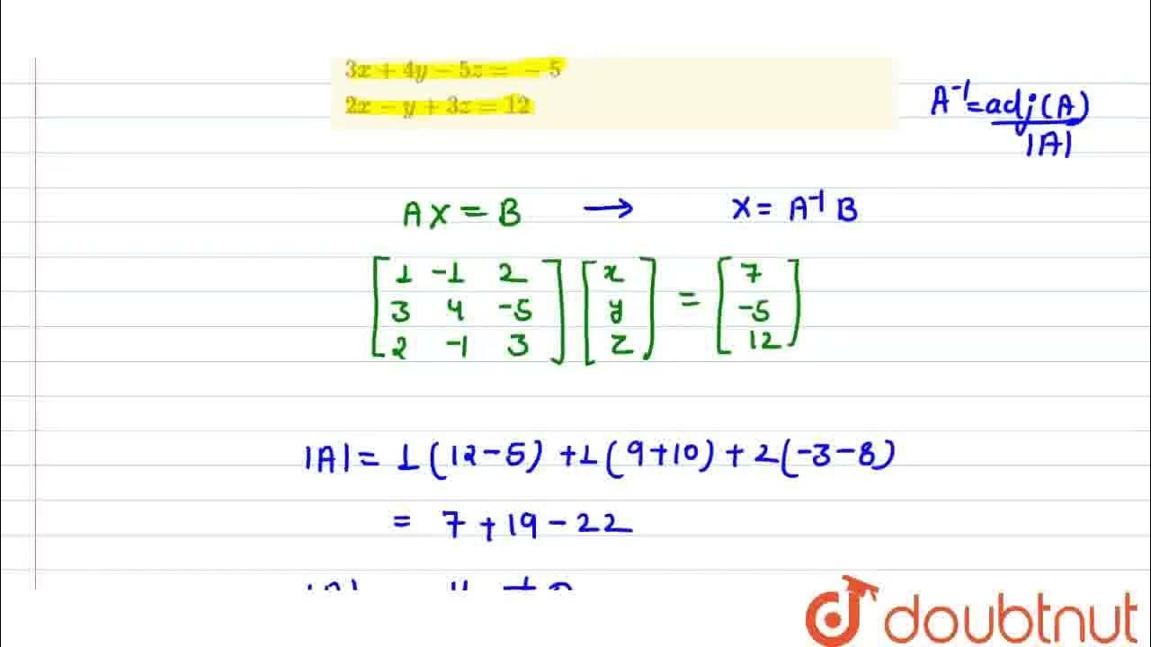 solve-system-of-linear-equations-using-matrix-method-in-x-y-2z-7