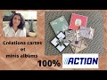 Crations cartes et mini albums 100 action