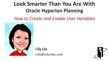 How to Create and Enable User Variables in Hyperion Planning