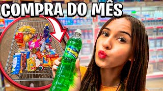 COMPRAS DO MÊS MORANDO SOZINHA🏠🛒🥕