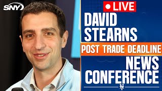 David Stearns speaks live post Mets 2024 Trade Deadline moves | NY Mets News Conference | SNY