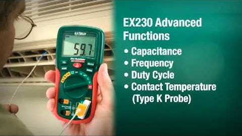 Extech® Mini Multimeter