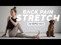 Back pain relief stretches   10 min yoga for relaxation  recovery