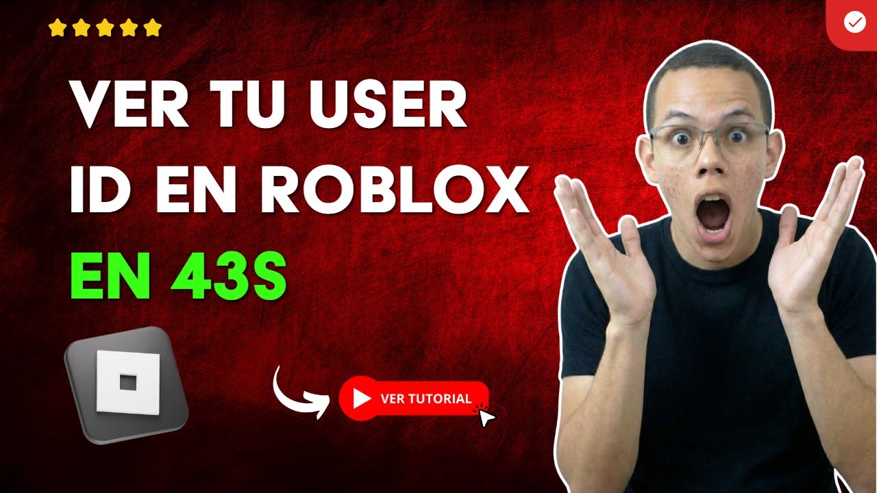 Cómo VER tu USER ID en ROBLOX en un Móvil ANDROID y IPHONE en 43S - YouTube