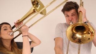 TROMBONE PLAYING: CHALLENGE JIM WITH ZOELLA