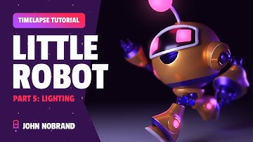 [Part 5] Rendering - 3D Little Robot  - Maya & Photoshop