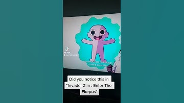 Did you notice this In "Invader Zim : Enter The Florpus"?