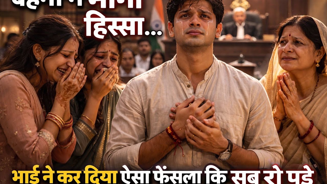 👉👬 बहनों ने मांगा हिस्सा… भाई ने कर दिया ऐसा फैसला कि सब रो पड़े😭😭😭