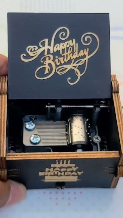 Happy Birthday Wooden music box | Perfect Parcel |