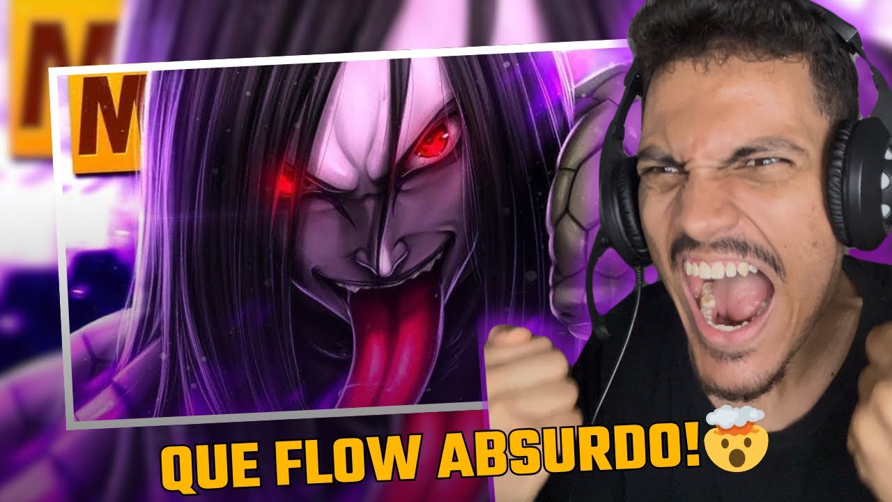 (FLOW ABSURDO!) DÃOSUJO REAGE: Tipo Orochimaru 2 🐍 (Naruto) | Prod. Sidney Scaccio | MHRAP