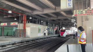 271次普悠瑪往彰化離開+1172次700型區間車往基隆進入桃園站(晚96分鐘)