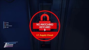 Prey Glitch - IT Supply Closet quick entrance without keycard (Version 1.10 works)