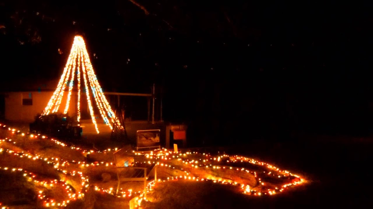 2015 Christmas Lights to Music Bunny Hop YouTube