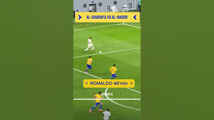 You Won't Believe Cristiano Ronaldo's Goal Against Al-Gharafa!