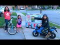 Police Buy Ice Cream from the Ice Cream Truck!! Kids Pretend Play part 2