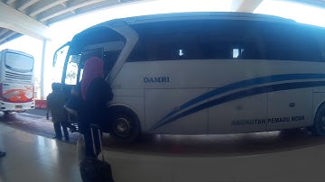 Damri Kampung Rambutan di Terminal 3 Ultimate Bandara Soekarno Hatta