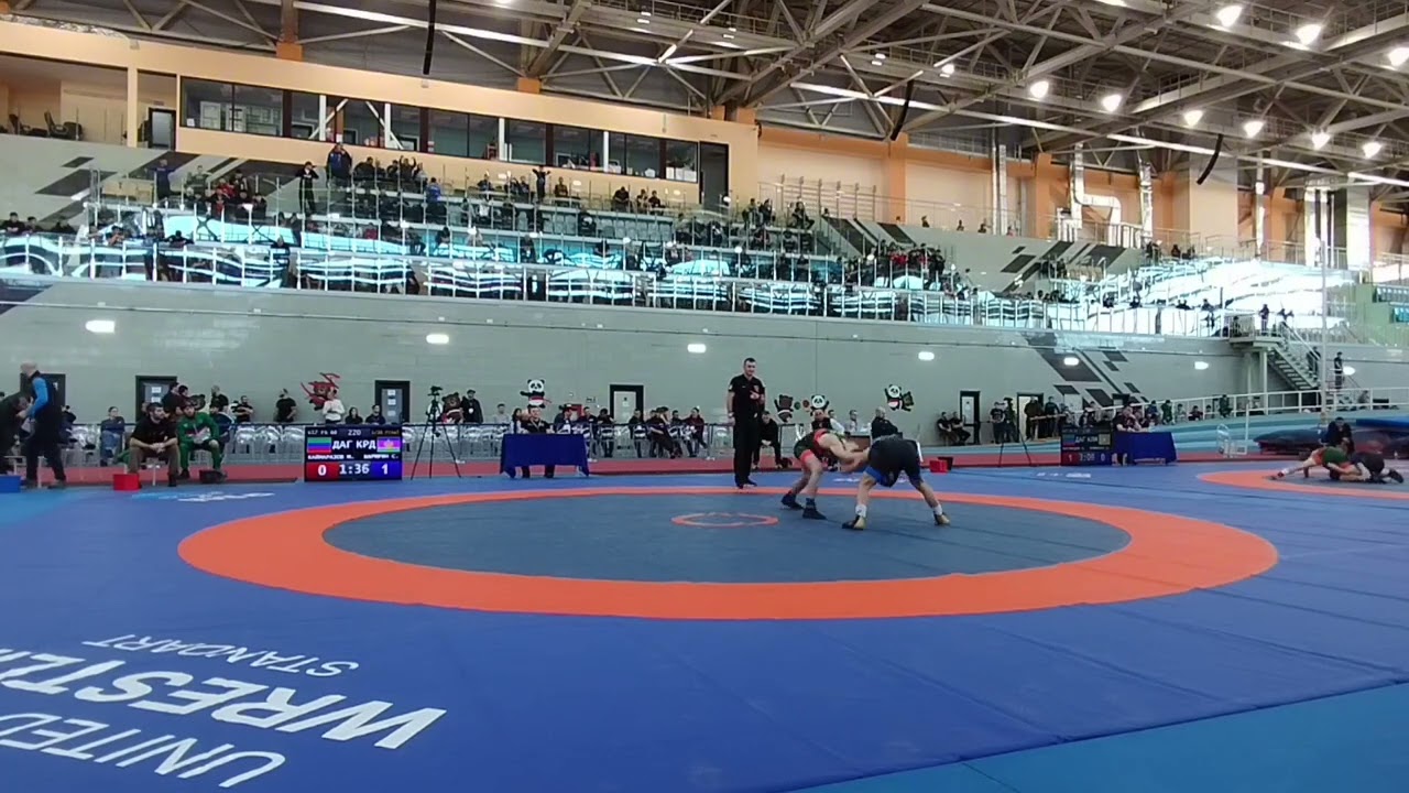 Каймаразов Микаил (ДАГ) - Кармрян Сергей (КРД) 1/16 Финала 60кг, Вольная Борьба, Первенство России 