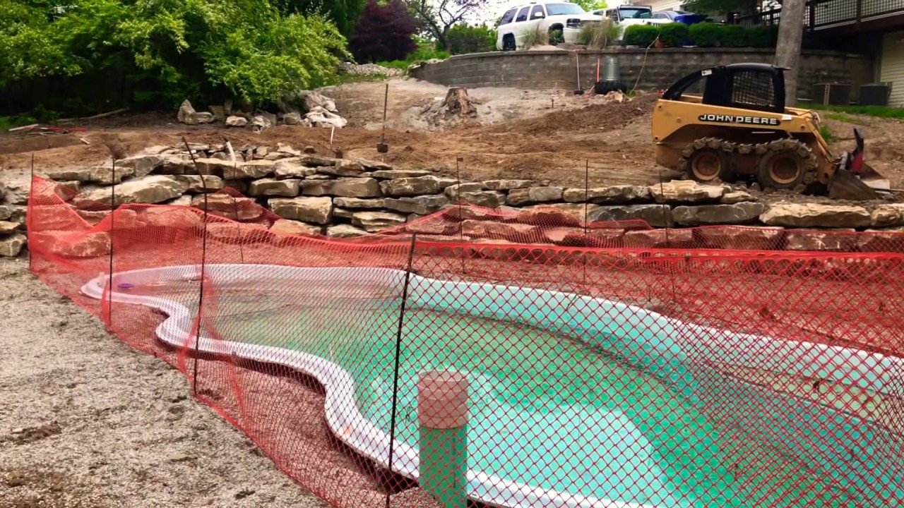 Pool underground electric/gas lines 5/12/20 YouTube