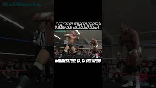 Hammerstone vs. TJ Crawford Highlights #Shorts #Wrestling #Highlights